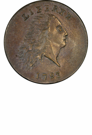 Flowing Hair Chain Cents - Years Made: 1793 - Mint Marks: (P) - Mintage: 36,103 - Value Range: $2000 - $4,250,000 - Average Circulated Retail: $8000