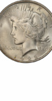 Peace Silver Dollars - Years Made: 1921 - 1935 - Mint Marks: (P), S, D - Mintage: ~180 Million+ - Value Range: $10 - $150,000 - Average Circulated Retail: $18