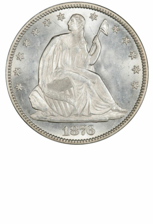 1876 Seated Half Dollar Obv How much are my coins worth?