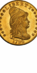Draped Bust Quarter Eagle, With Stars, Obverse