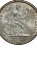Seated Liberty Dime, Legend, Obverse