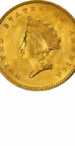 Type 2 Gold Dollar, Obverse