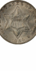 Type 2 3-Cent Silver (Trime), Obverse
