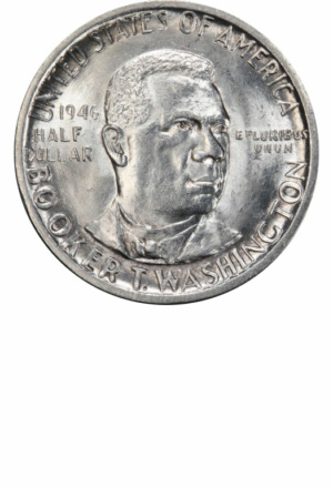 Booker T. Washington Commemorative Half Dollar, Obverse