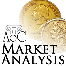 AoC Market Analysis: 1792 Gold Washington, 1854-S $5