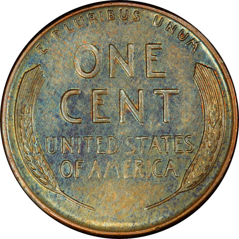 Bronze 1943 Lincoln Wheat Cent Reverse