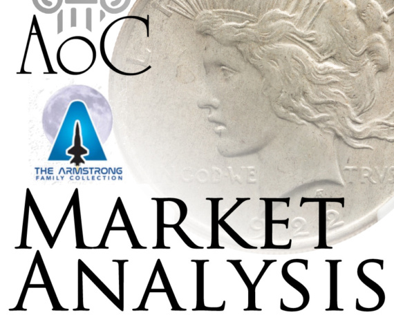 AoC Market Analysis: Niel Armstrong Collection, Sale II - In Depth on Peace Dollars and other Armstrong Coins